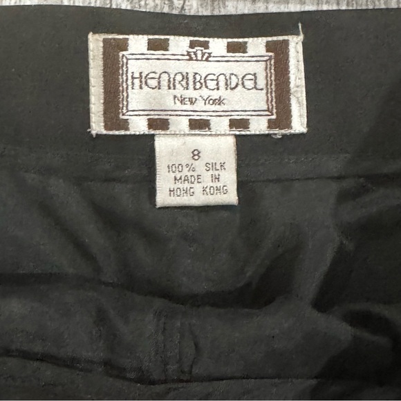 Henri Bendel EUC Vintage Silk Suit, Long Line blazer & Ankle Trousers, size 6/8 - Picture 2 of 13